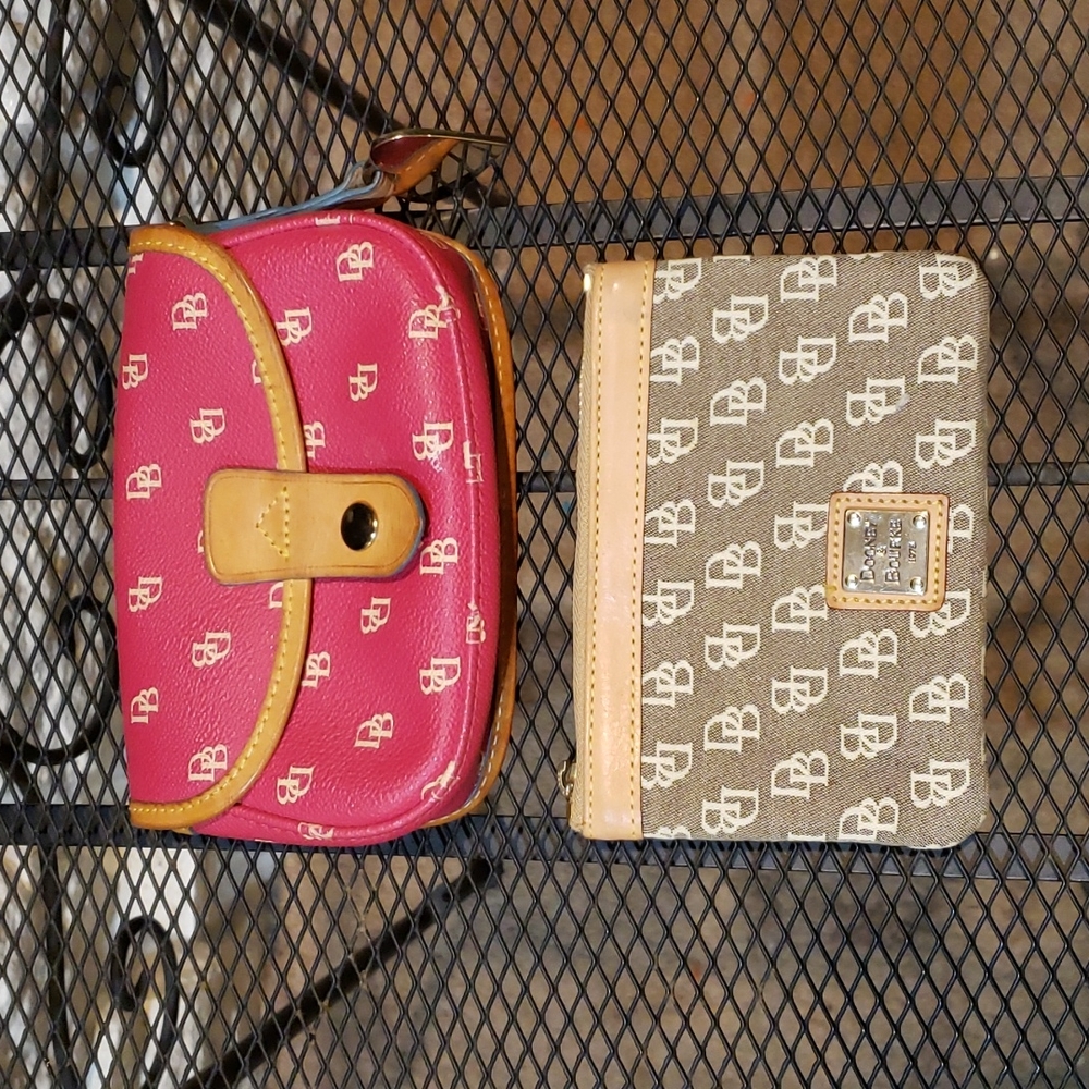 Two Dooney & Bourke wallet/wristlets